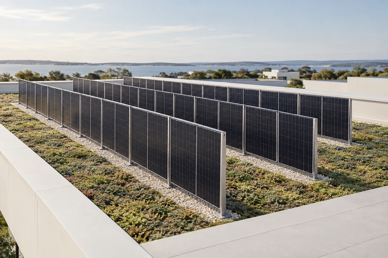 Vertical solar